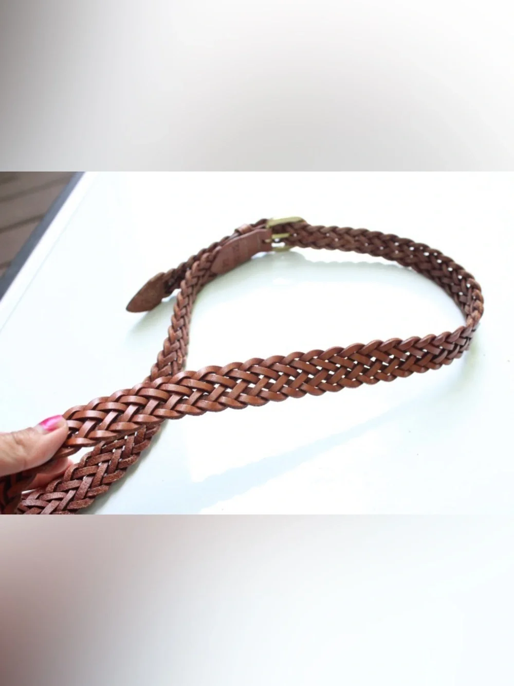 Vintage braided belt